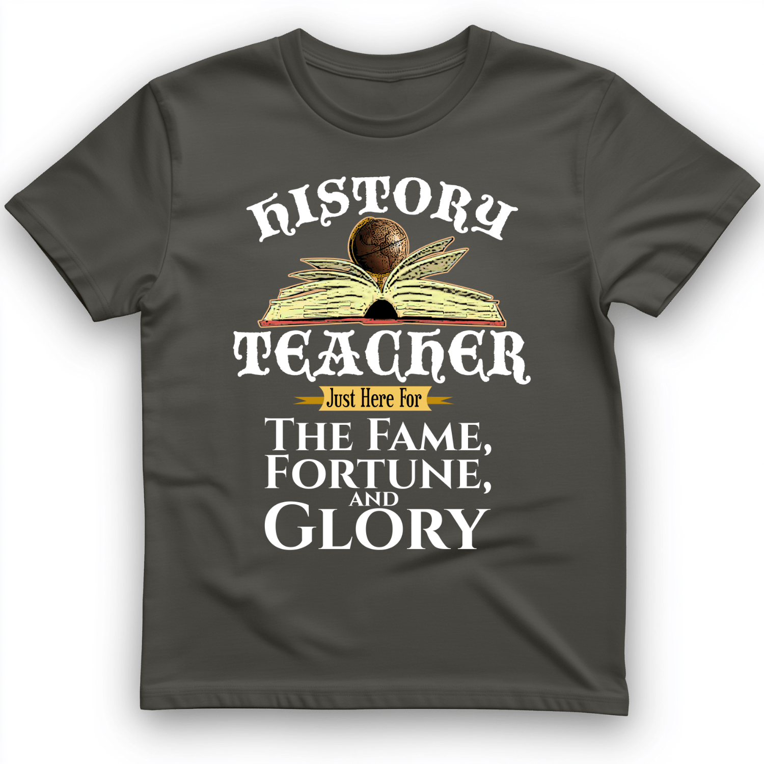 Fame Fortune Glory T-Shirt Charcoal / S