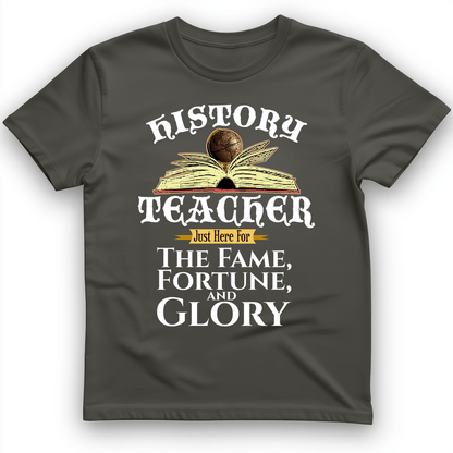 Fame Fortune Glory T-Shirt Charcoal / S