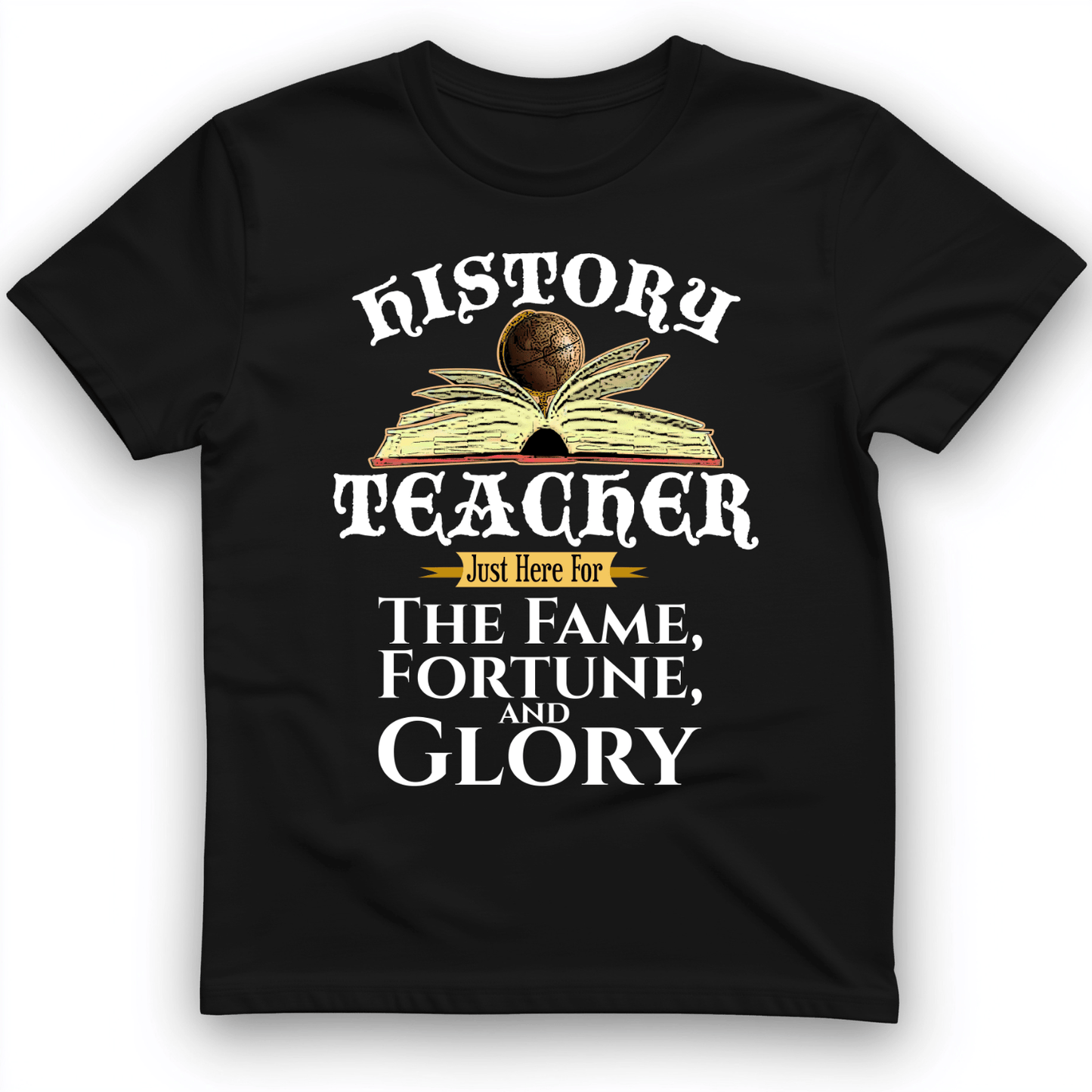 Fame Fortune Glory T-Shirt Black / S