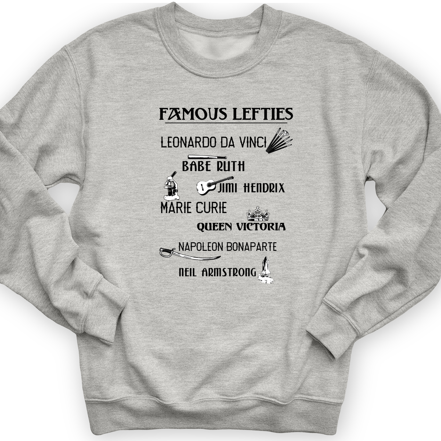 Famous Lefties Crewneck Sport Grey / S