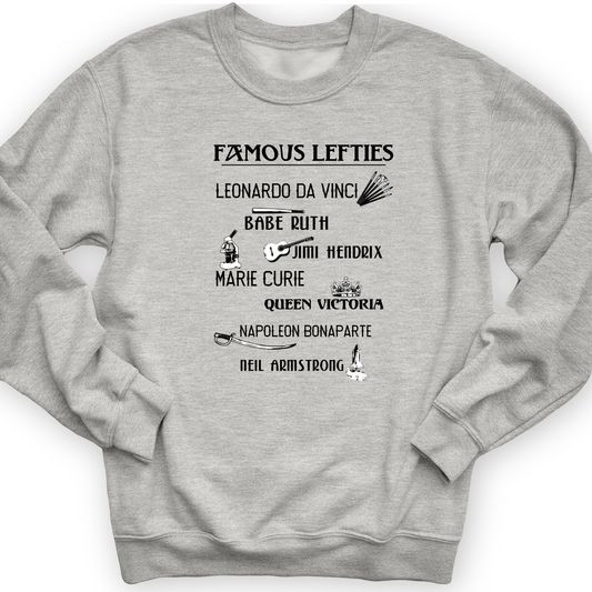 Famous Lefties Crewneck Sport Grey / S
