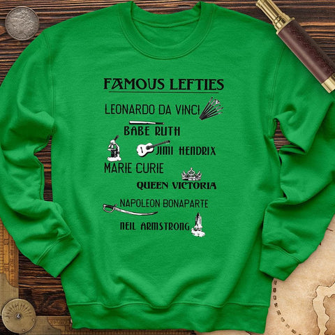 Famous Lefties Crewneck Irish Green / S