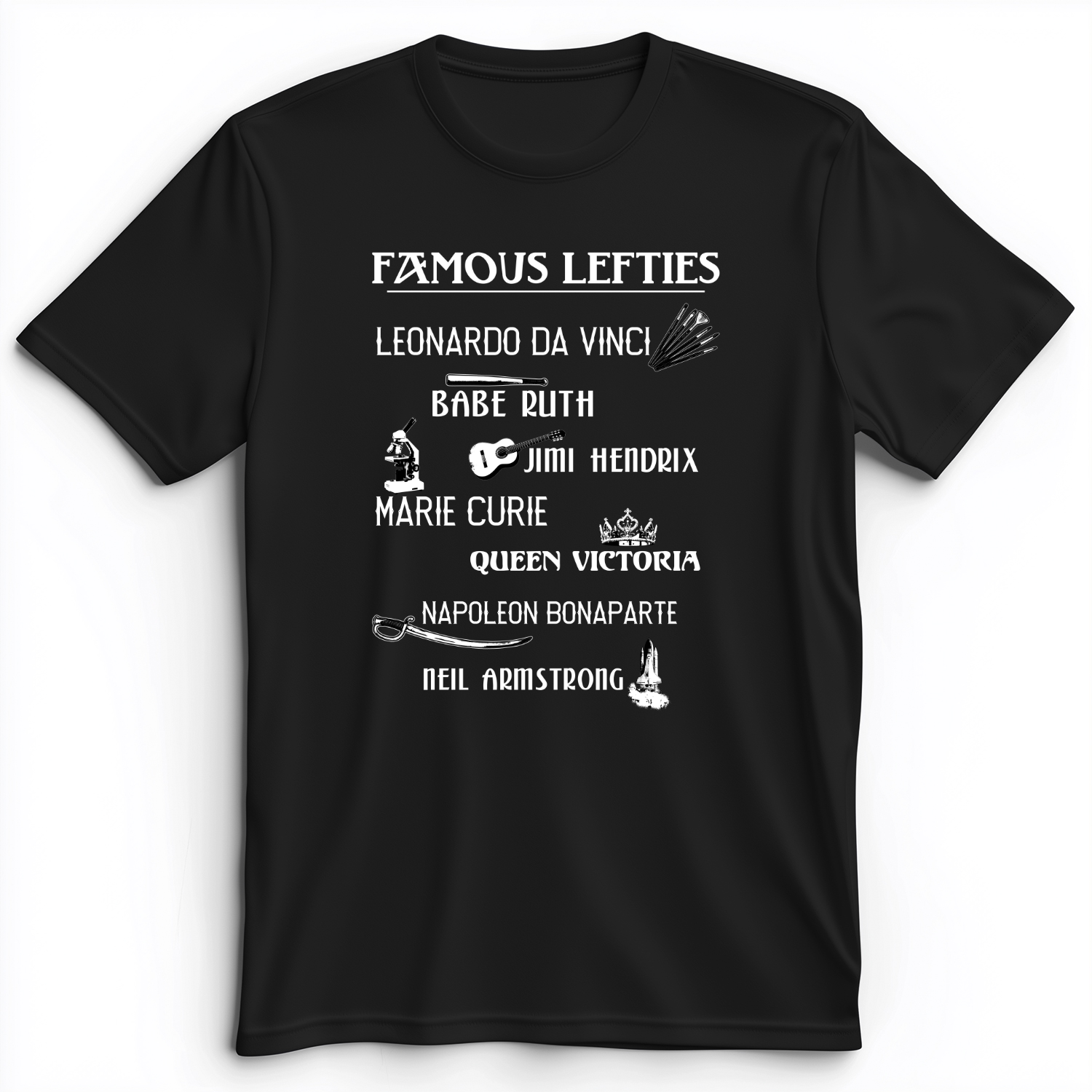 Famous Lefties Premium Tee Black / S