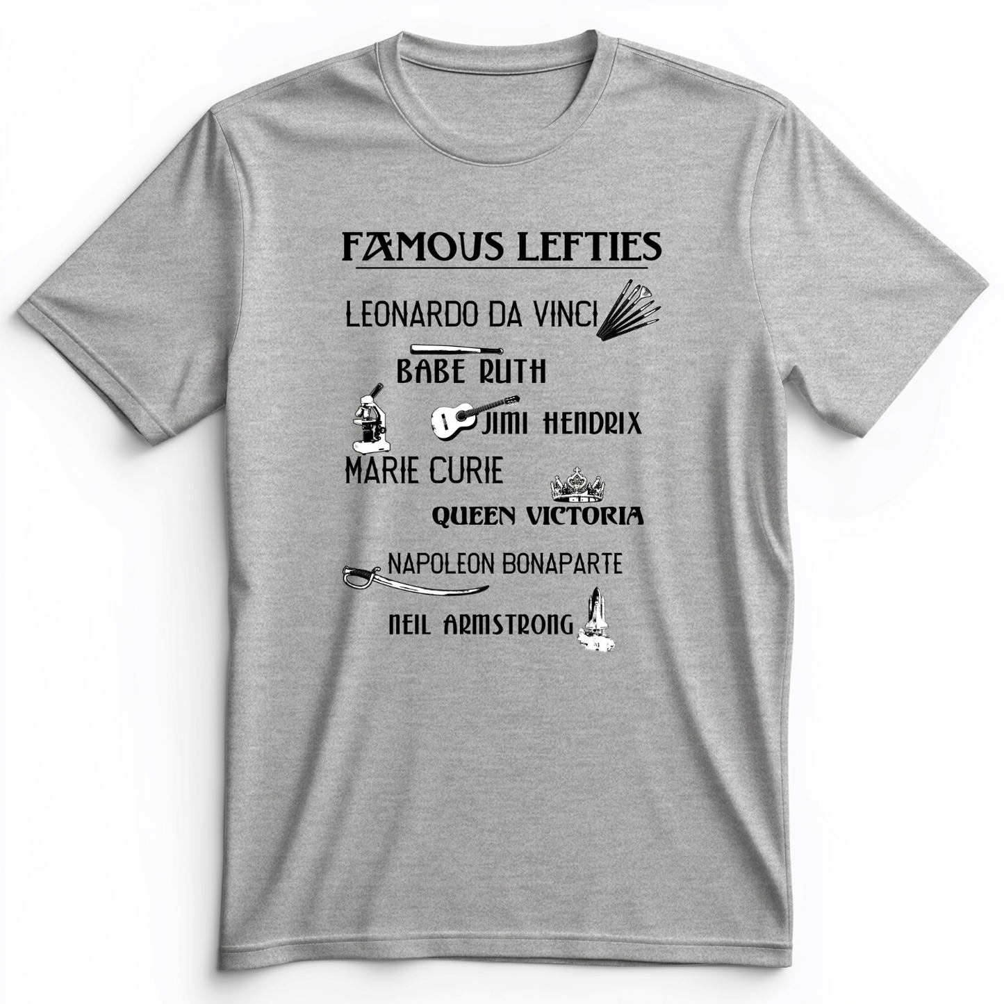 Famous Lefties Premium Tee Athletic Heather / S