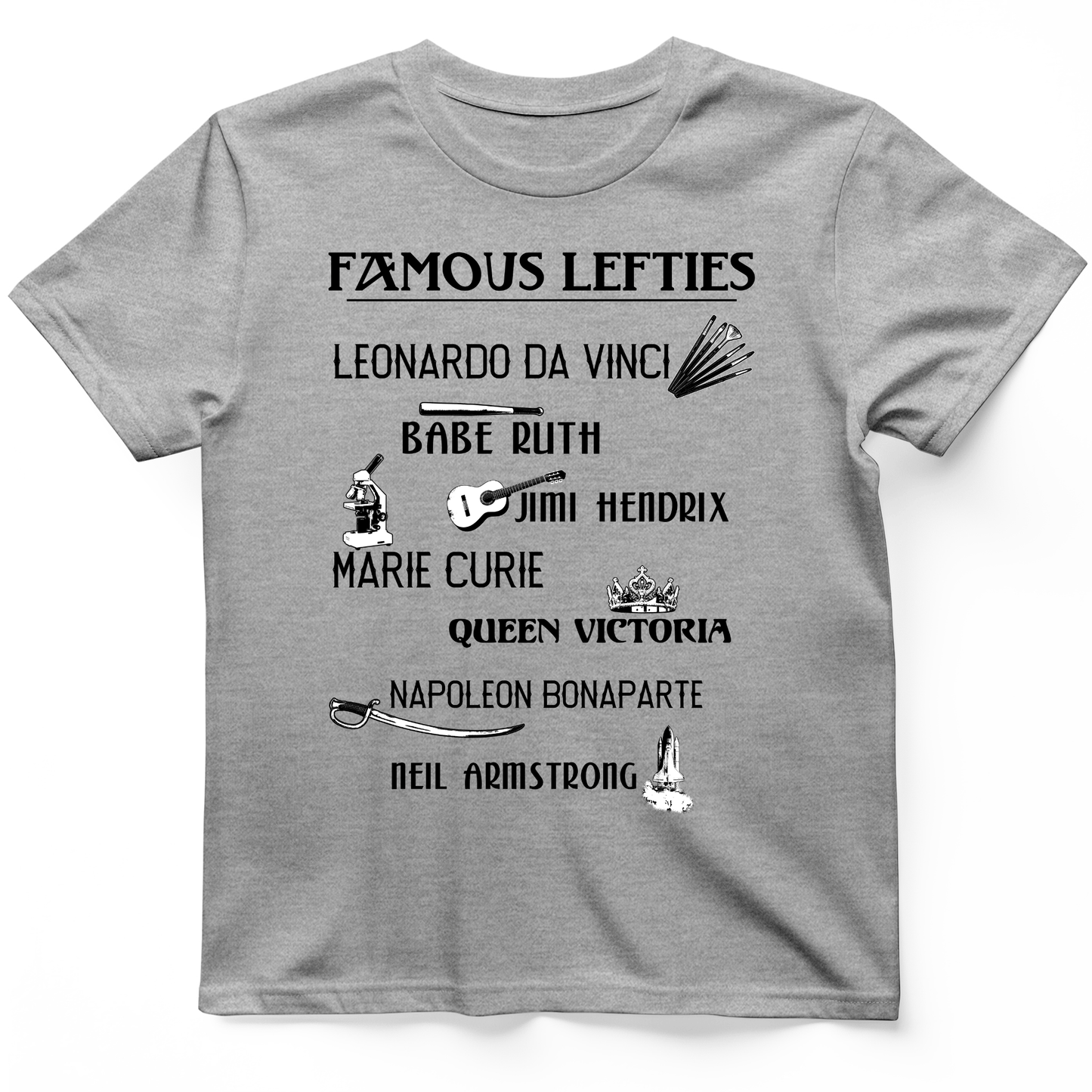 Famous Lefties T-Shirt Sport Grey / S