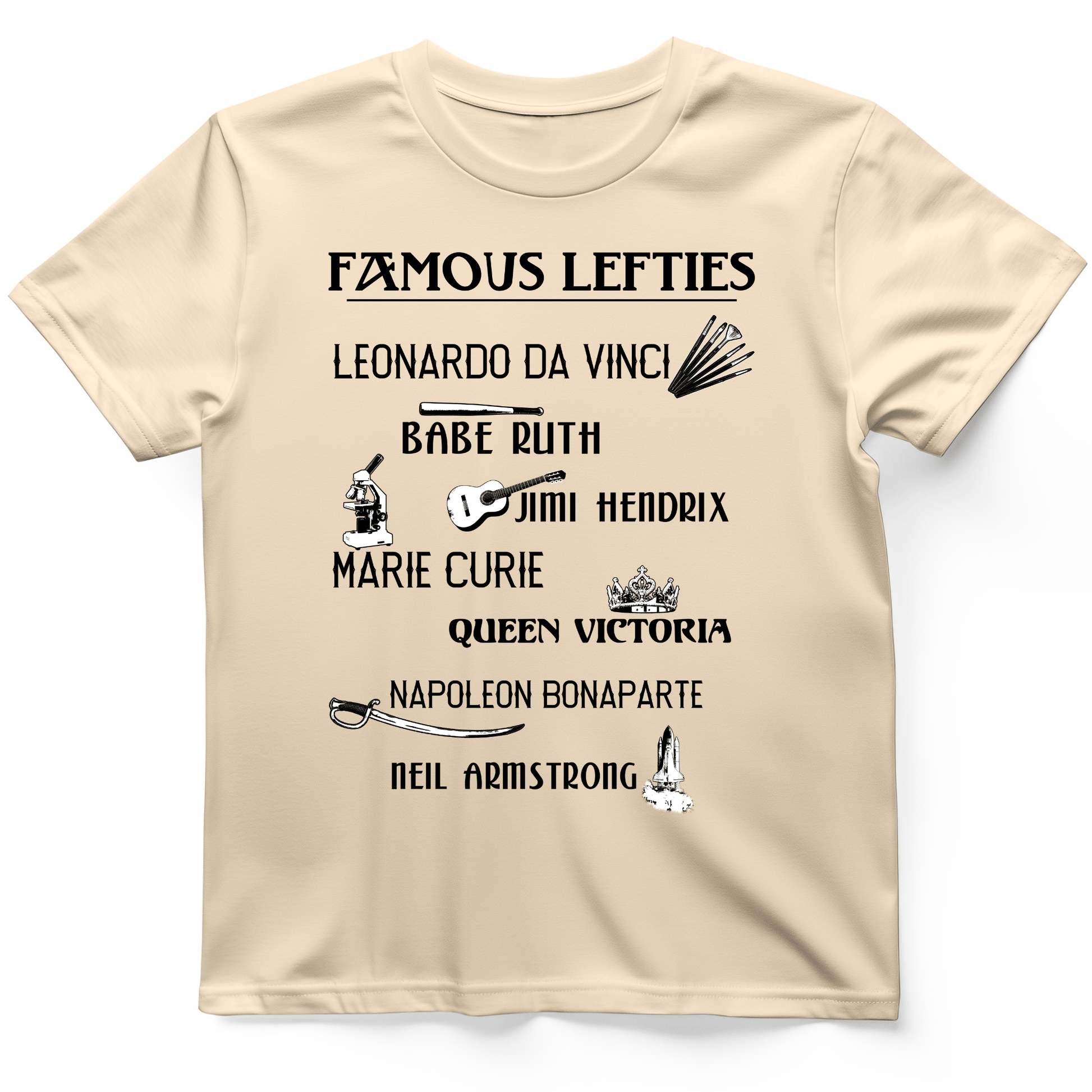Famous Lefties T-Shirt Natural / S