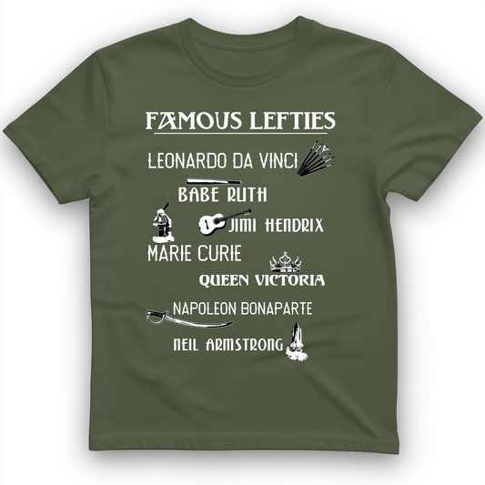 Famous Lefties T-Shirt Military Green / S