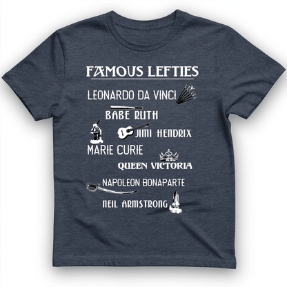 Famous Lefties T-Shirt Heather Navy / S