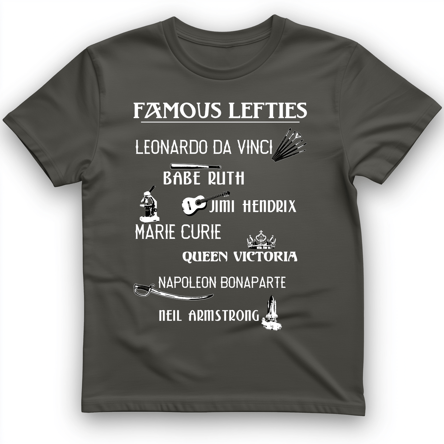Famous Lefties T-Shirt Charcoal / S
