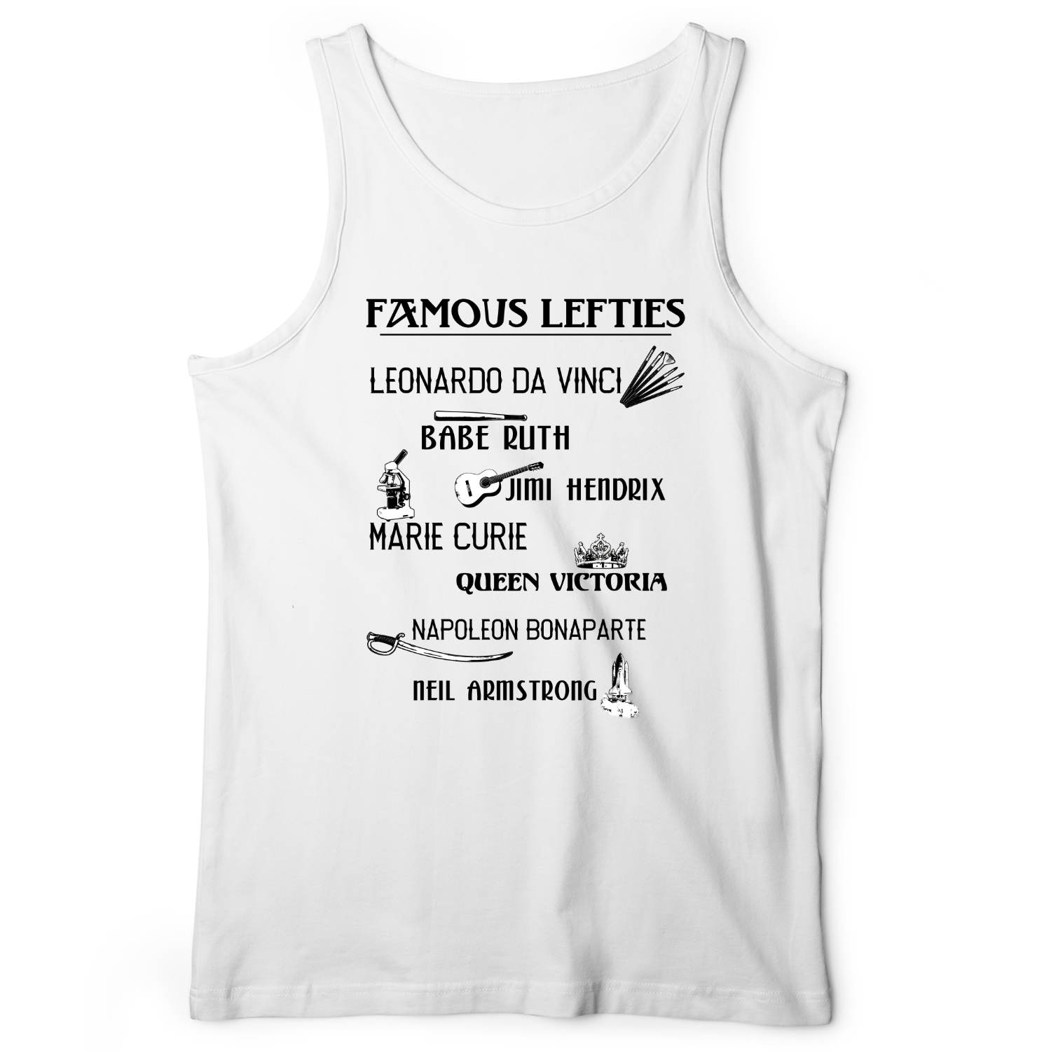 Famous Lefties Tank White / XS