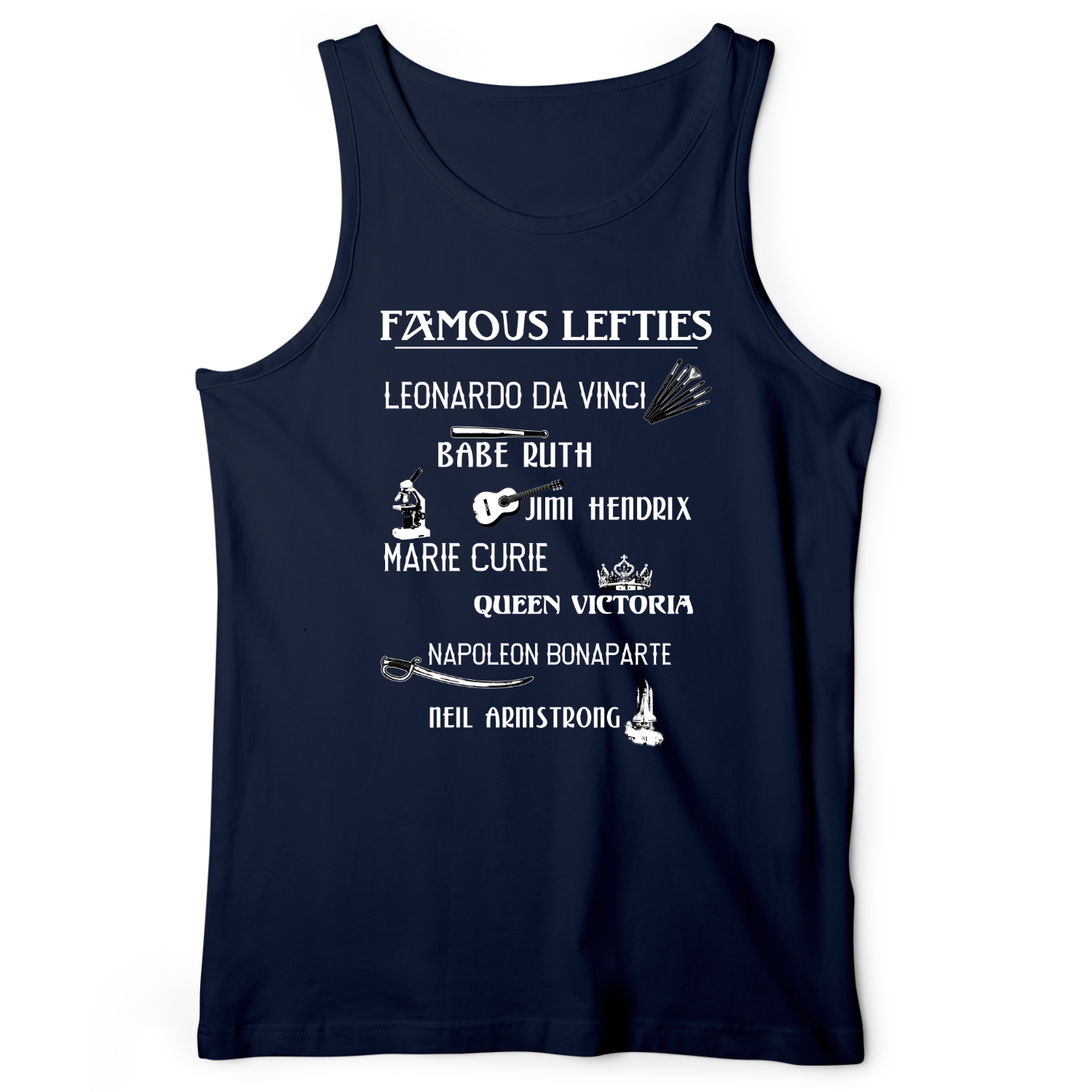 Famous Lefties Tank Navy / XS