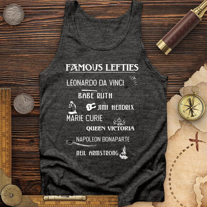 Famous Lefties Tank Charcoal Black TriBlend / XS
