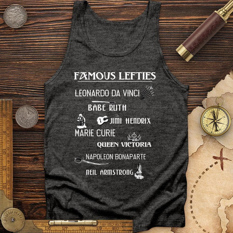 Famous Lefties Tank Charcoal Black TriBlend / XS