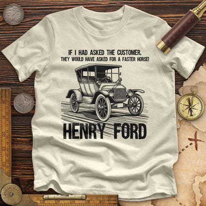 Faster Horse High Quality Tee Natural / S