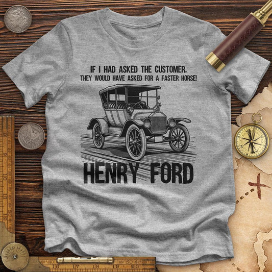 Faster Horse High Quality Tee Athletic Heather / S