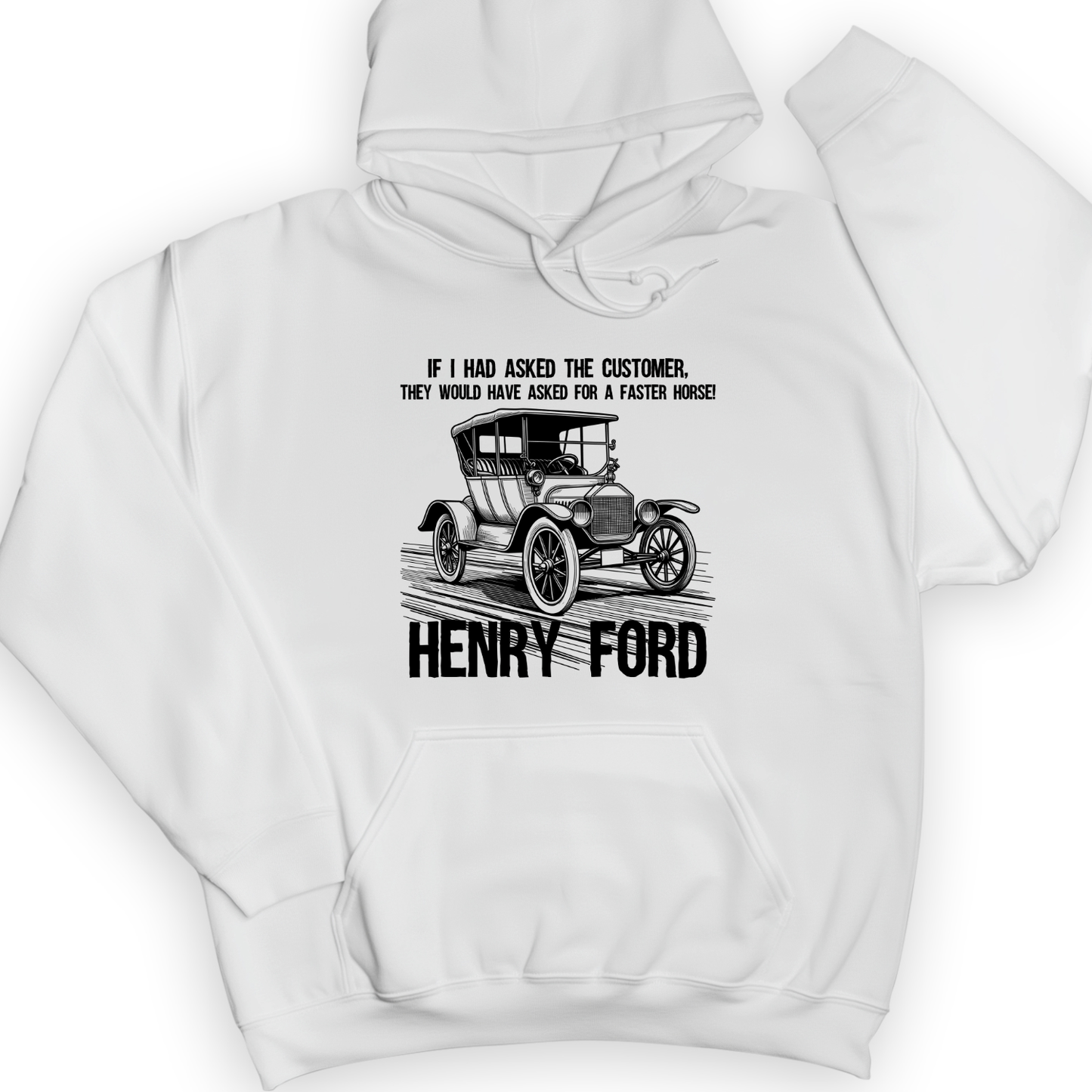 Faster Horse Hoodie White / S