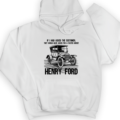 Faster Horse Hoodie White / S