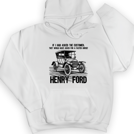 Faster Horse Hoodie White / S