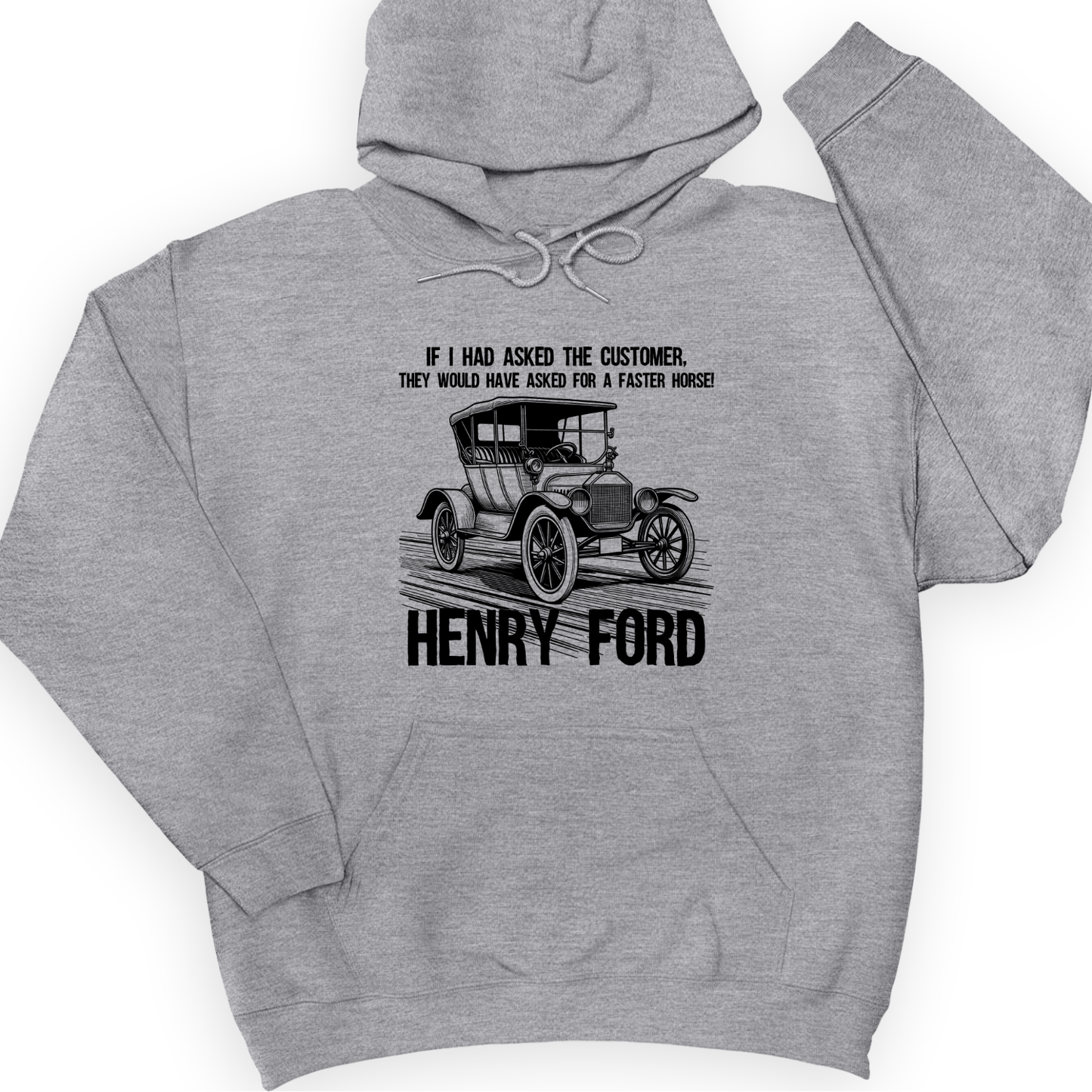 Faster Horse Hoodie Sport Grey / S