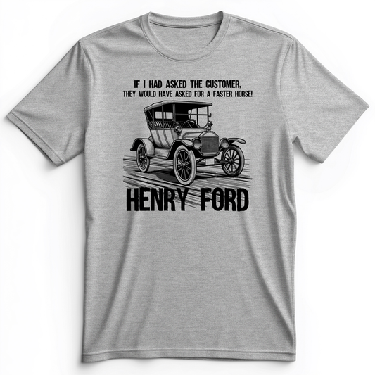 Faster Horse Premium Tee Athletic Heather / S