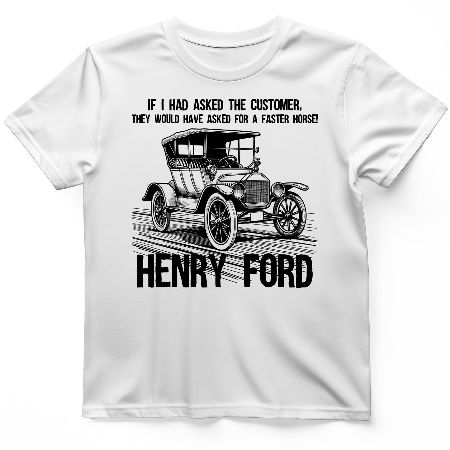 Faster Horse T-Shirt White / S