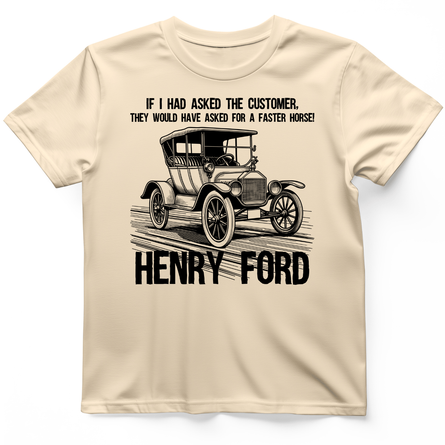 Faster Horse T-Shirt Natural / S