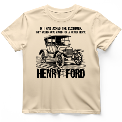 Faster Horse T-Shirt Natural / S