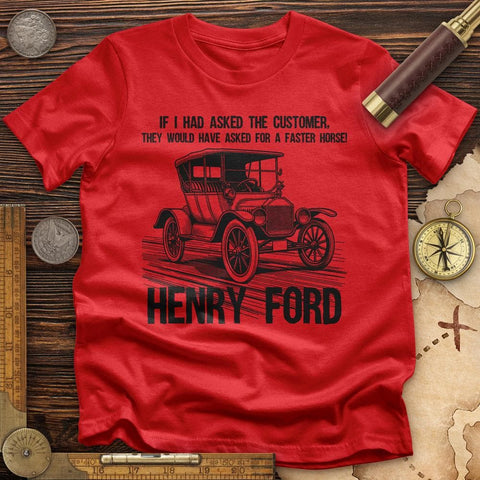 Faster Horse T-Shirt Red / S