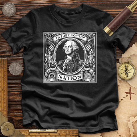 Father Of The Nation High Quality Tee Black / S