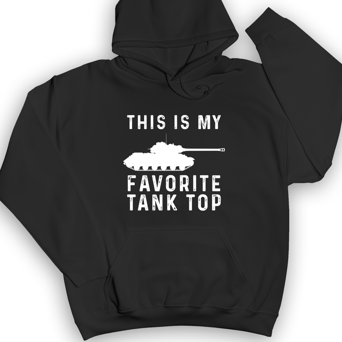 Favorite Tank Top Hoodie Black / S