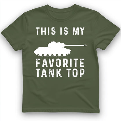 Favorite Tank Top T-Shirt Military Green / S