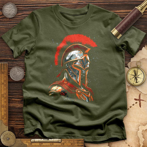 Fierce Spartan T-Shirt Military Green / S