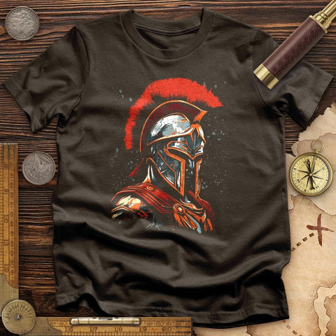 Fierce Spartan T-Shirt Dark Chocolate / S