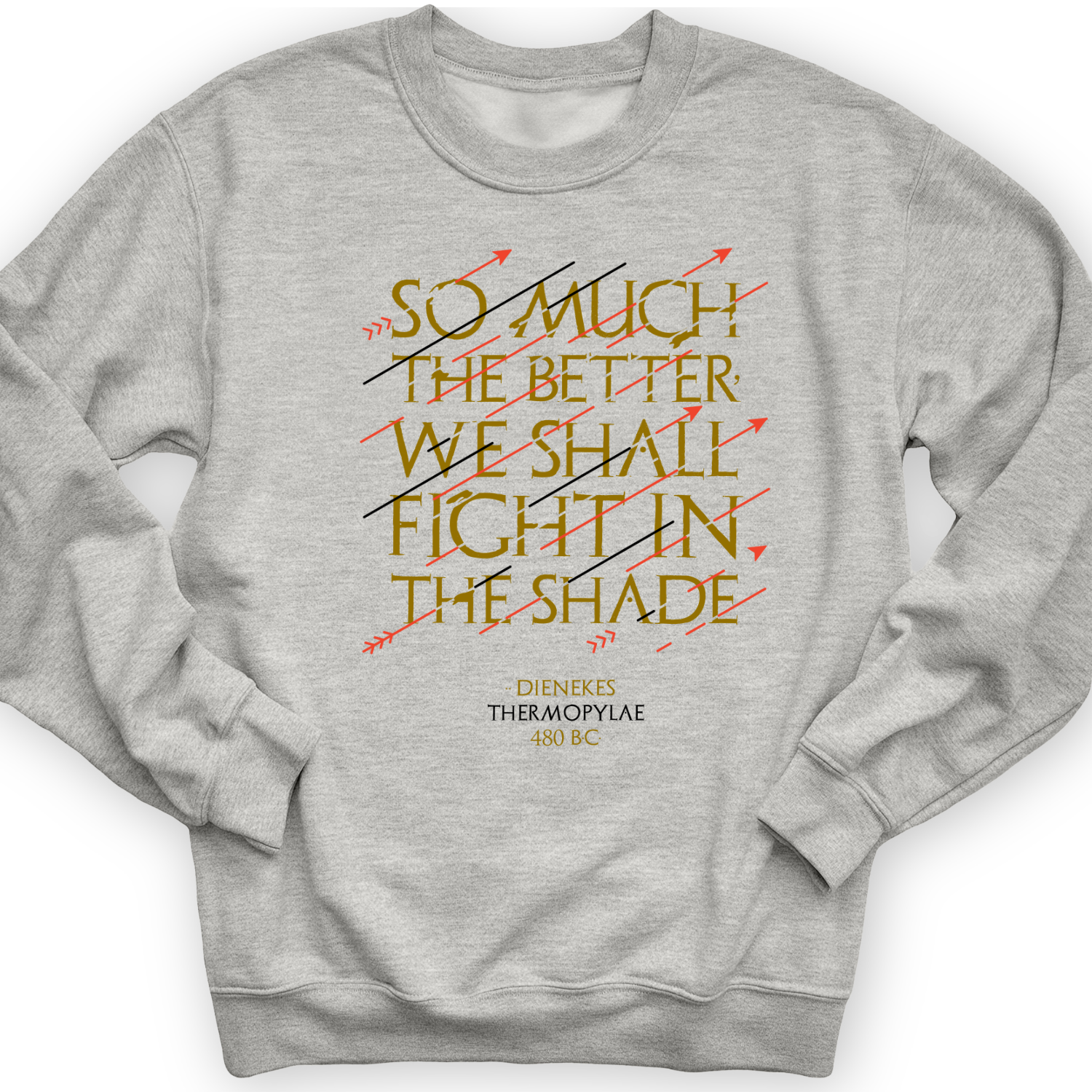 Fight In The Shade Crewneck Sport Grey / S