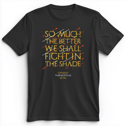 Fight In The Shade Premium Tee Dark Grey Heather / S
