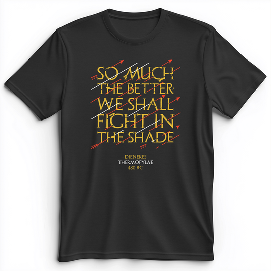 Fight In The Shade Premium Tee Dark Grey Heather / S