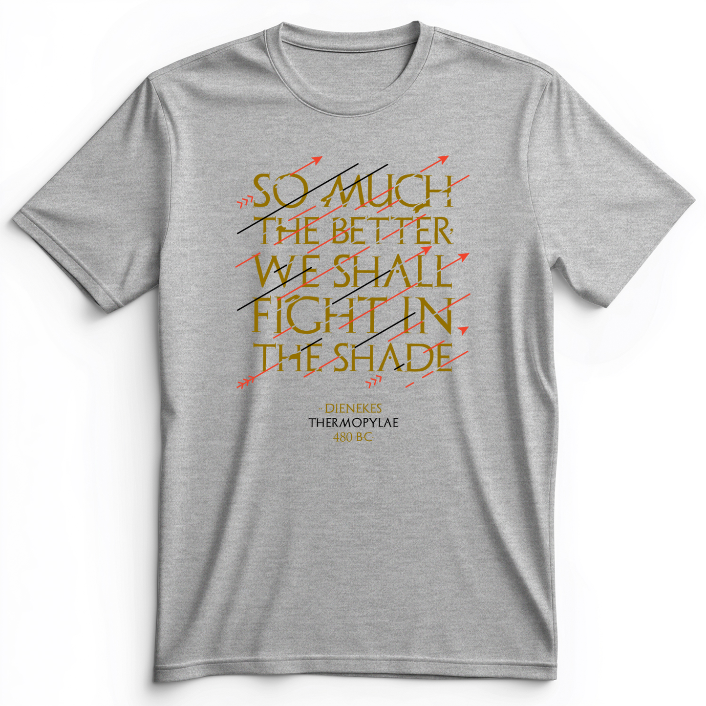 Fight In The Shade Premium Tee Athletic Heather / S
