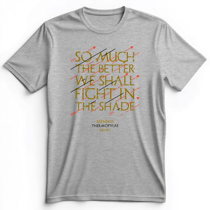 Fight In The Shade Premium Tee Athletic Heather / S