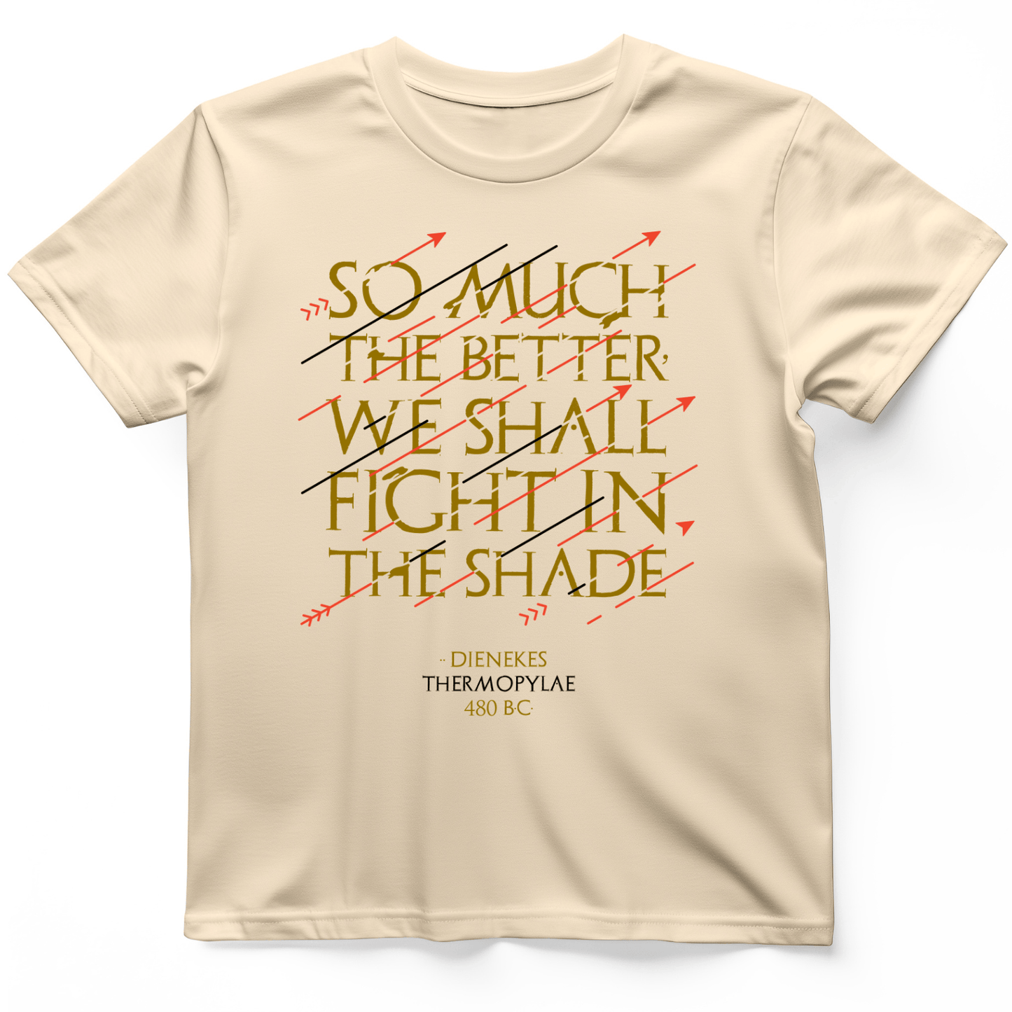 Fight In The Shade T-Shirt Natural / S