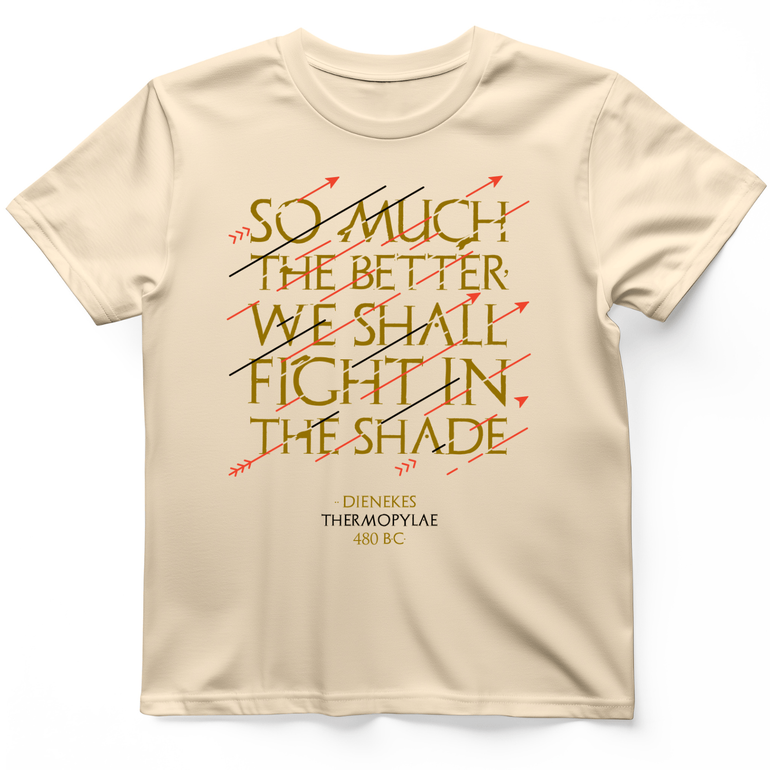Fight In The Shade T-Shirt Natural / S