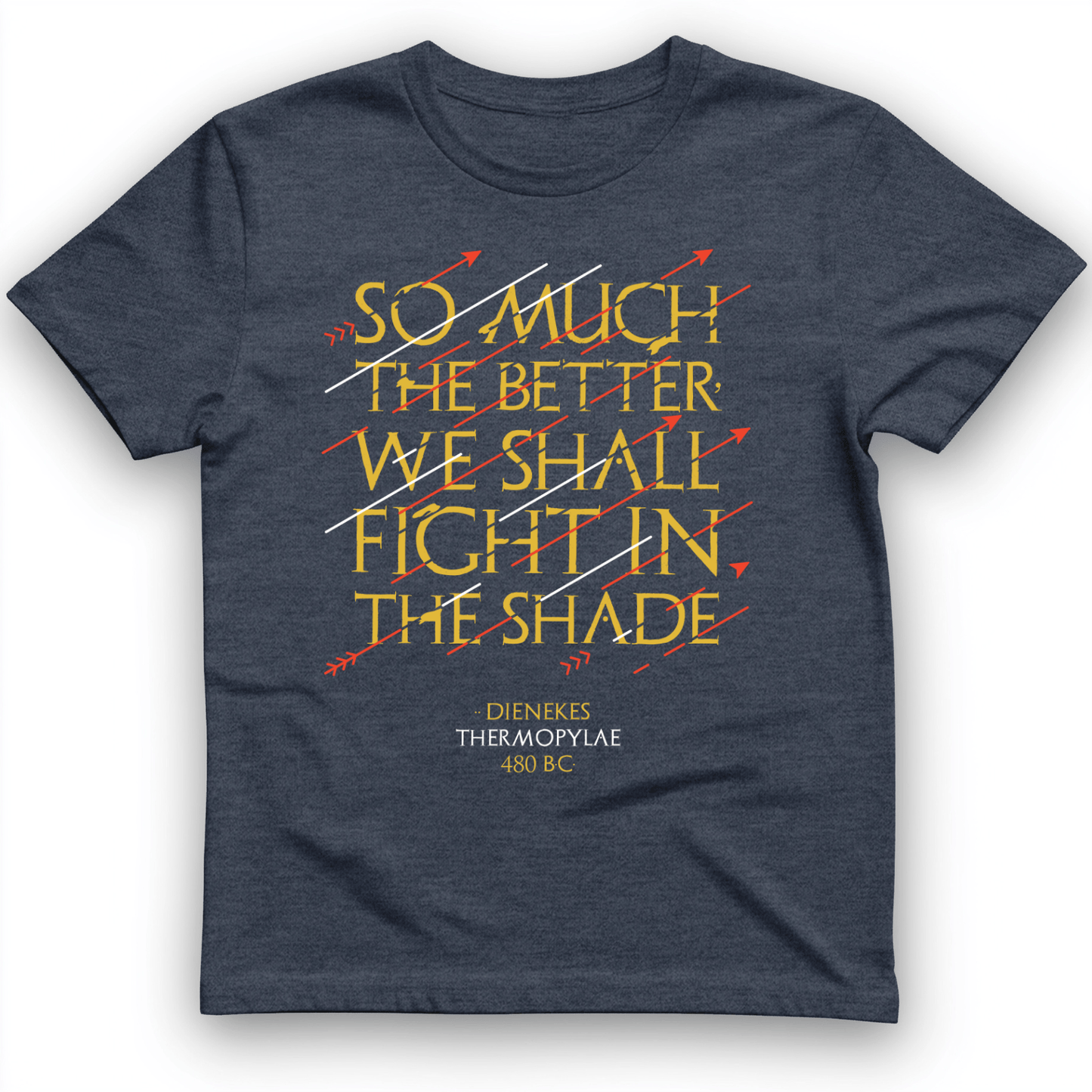 Fight In The Shade T-Shirt Heather Navy / S