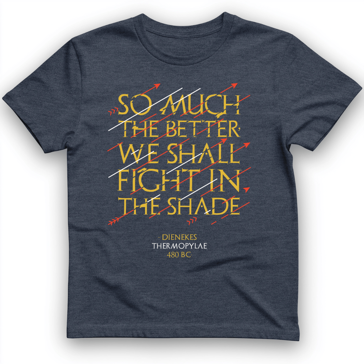 Fight In The Shade T-Shirt Heather Navy / S