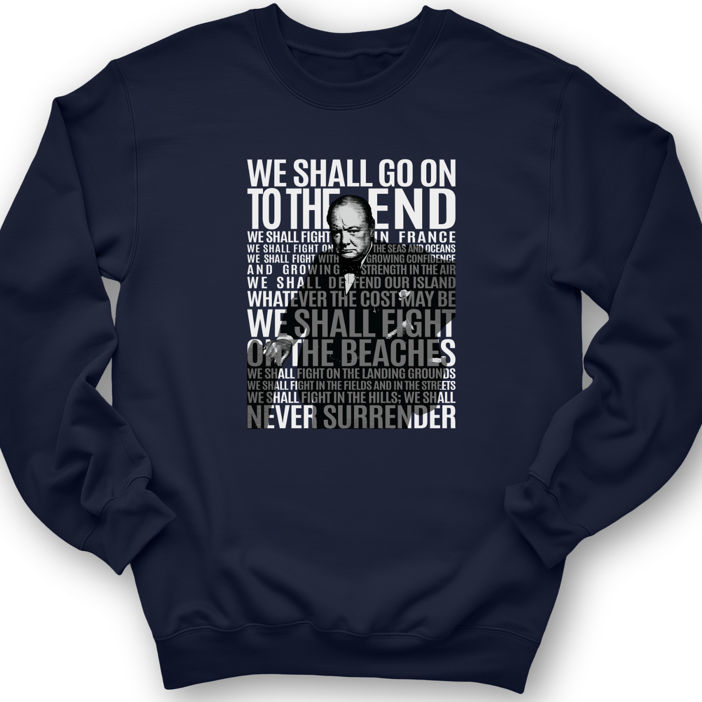 Fight On The Seas And Beaches Crewneck Navy / S