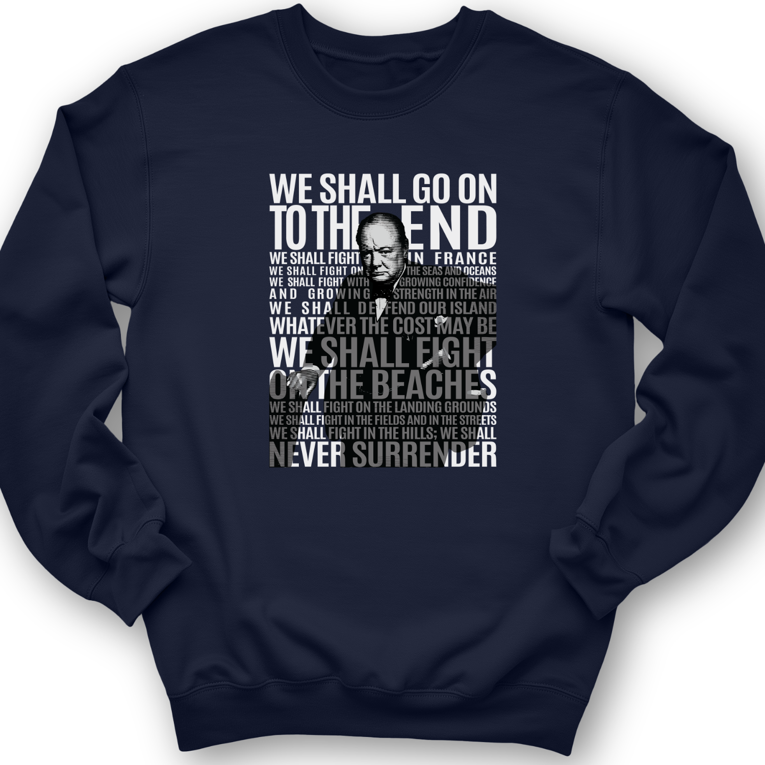 Fight On The Seas And Beaches Crewneck Navy / S