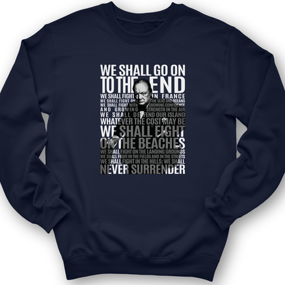 Fight On The Seas And Beaches Crewneck Navy / S
