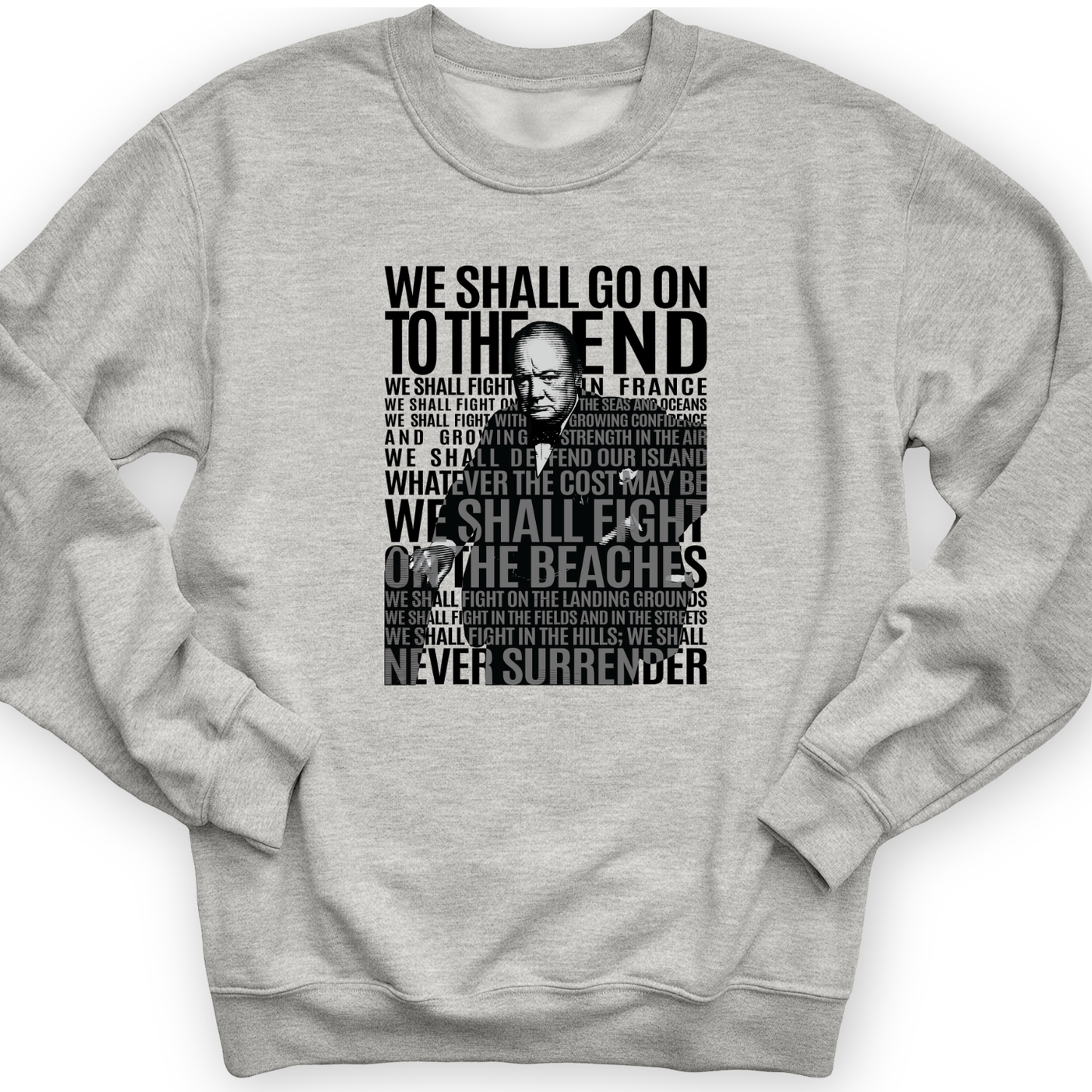 Fight On The Seas And Beaches Crewneck Sport Grey / S