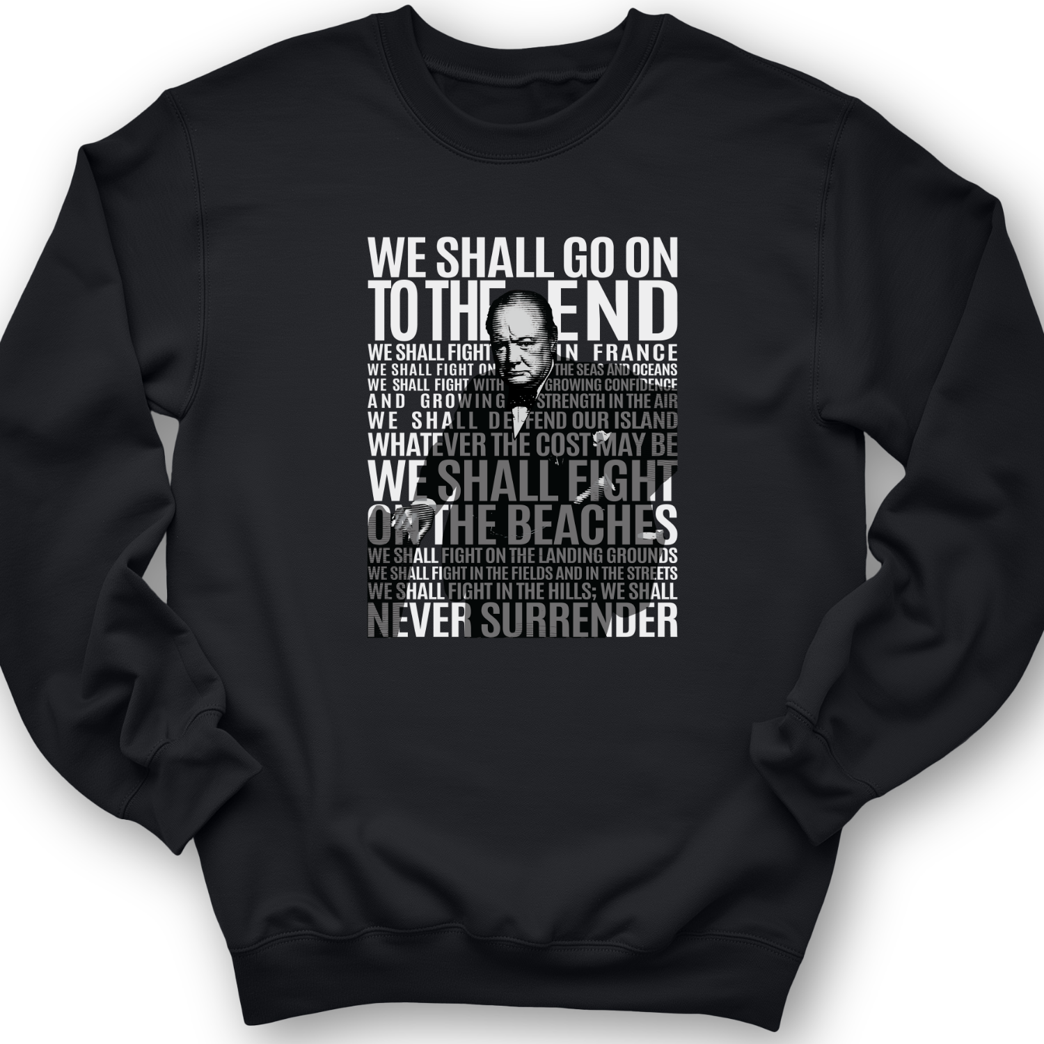 Fight On The Seas And Beaches Crewneck Black / S