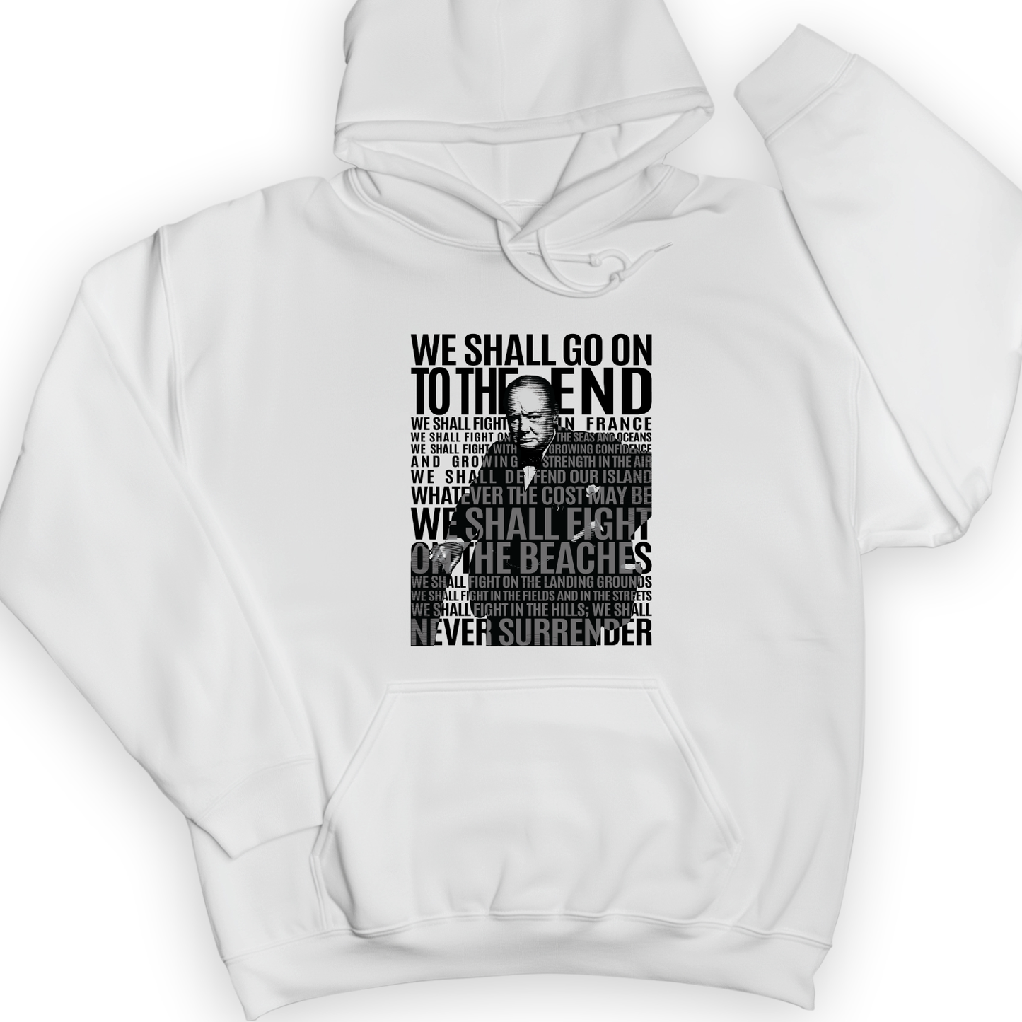 Fight On The Seas And Beaches Hoodie White / S