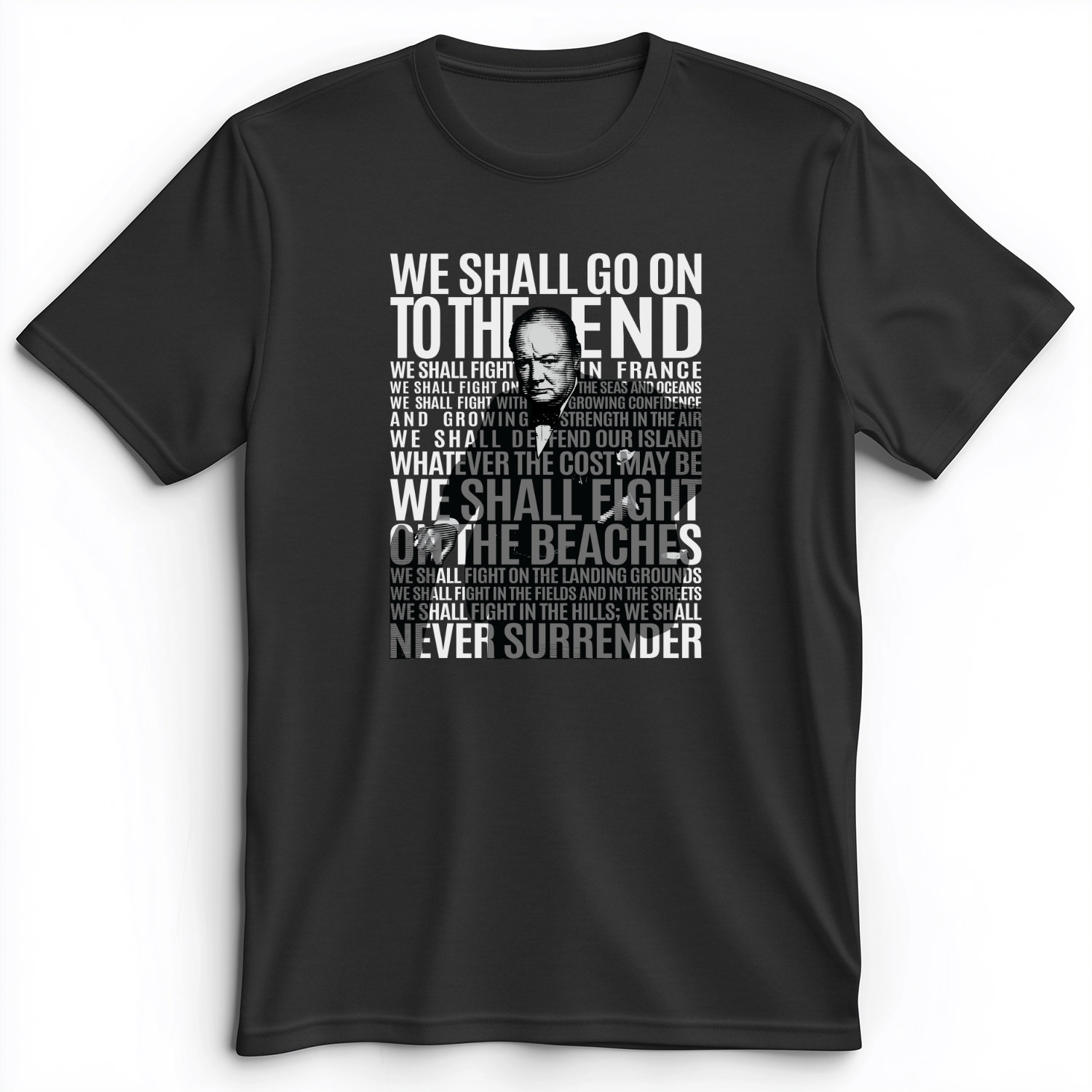 Fight On The Seas And Beaches Premium Tee Dark Grey Heather / S