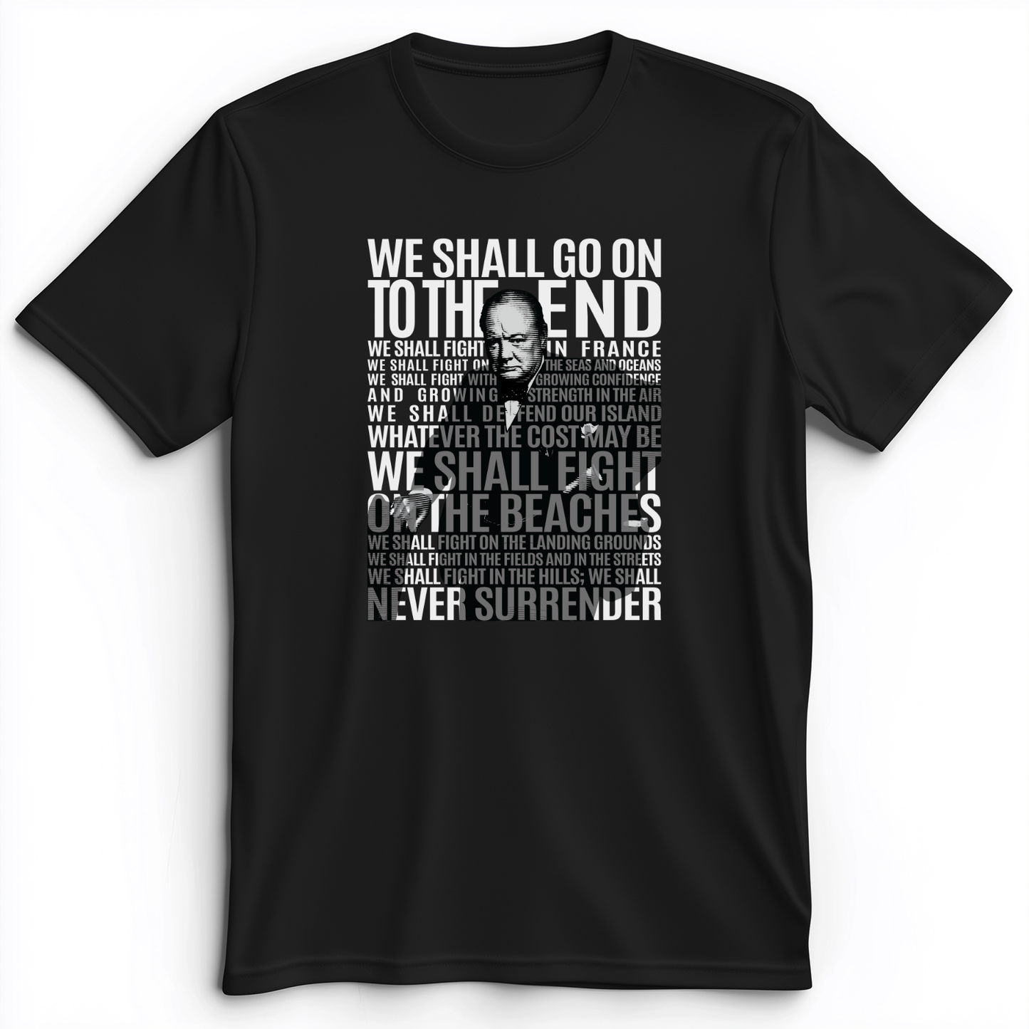 Fight On The Seas And Beaches Premium Tee Black / S